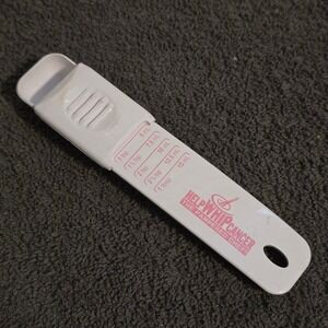 Pampered Chef Kitchen Adjustable Measuring Spoon OS White Help Whip Cancer